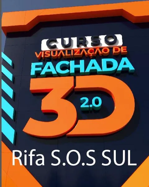 Imagem da campanha SOS Sul CVUNIDA Moura3D Design Curso completo