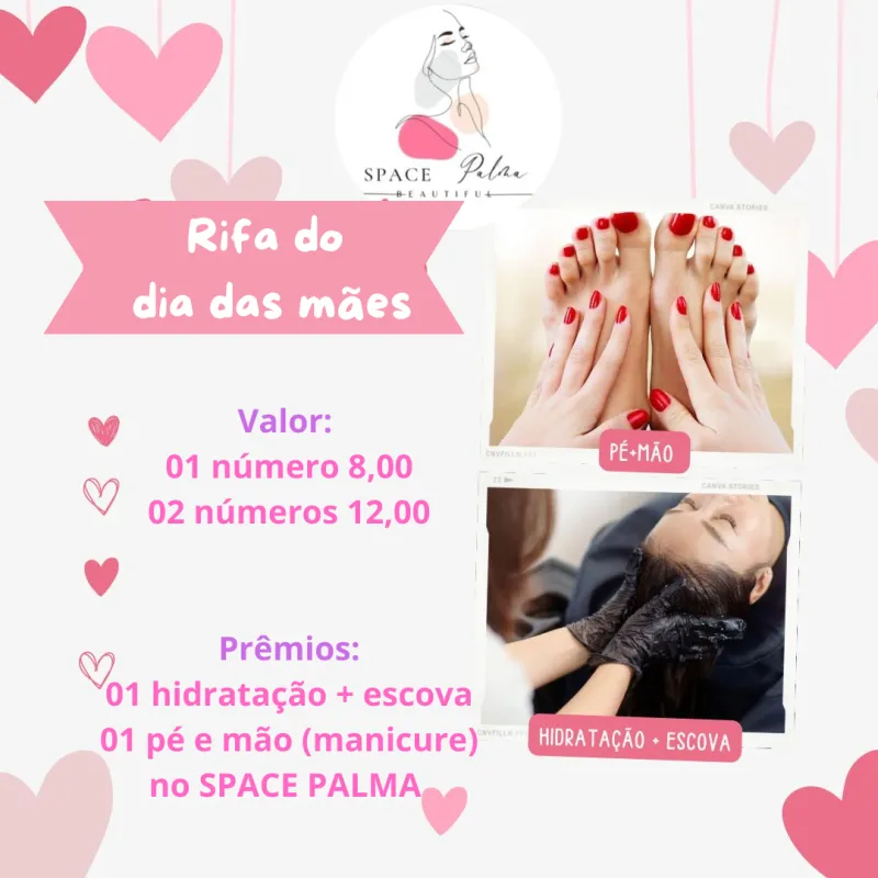 Imagem da campanha Rifa especial dia das mães