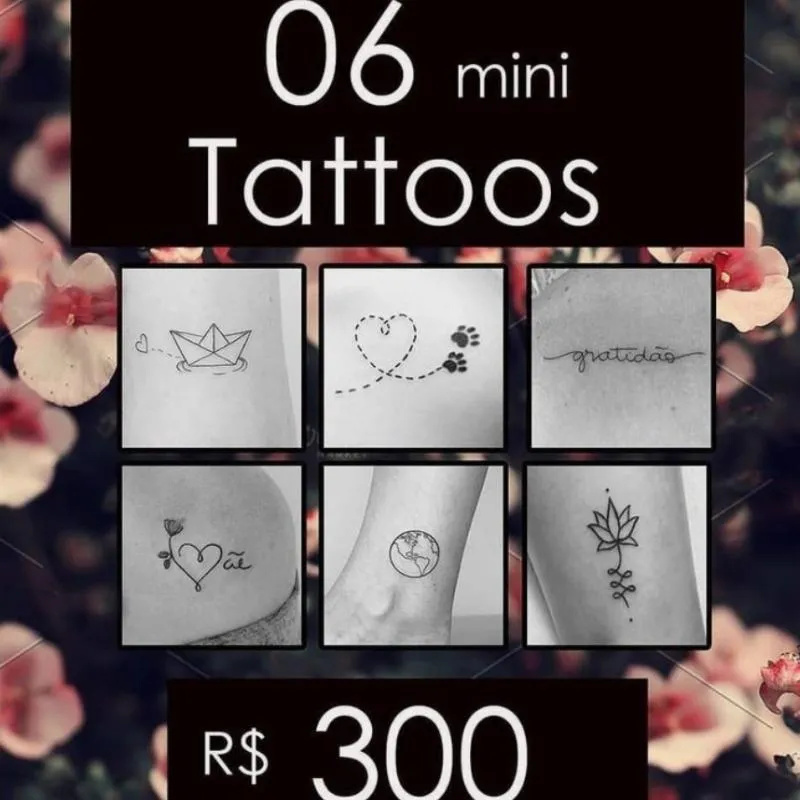 Imagem da campanha 6 Mini Tattos
