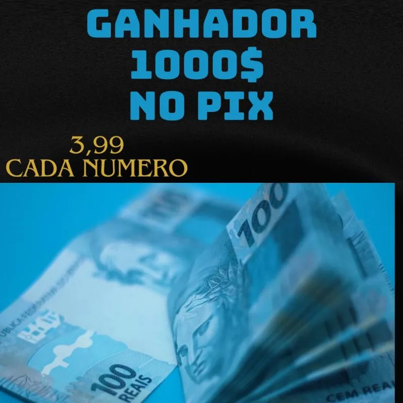 Imagem da campanha 1000$ no pix