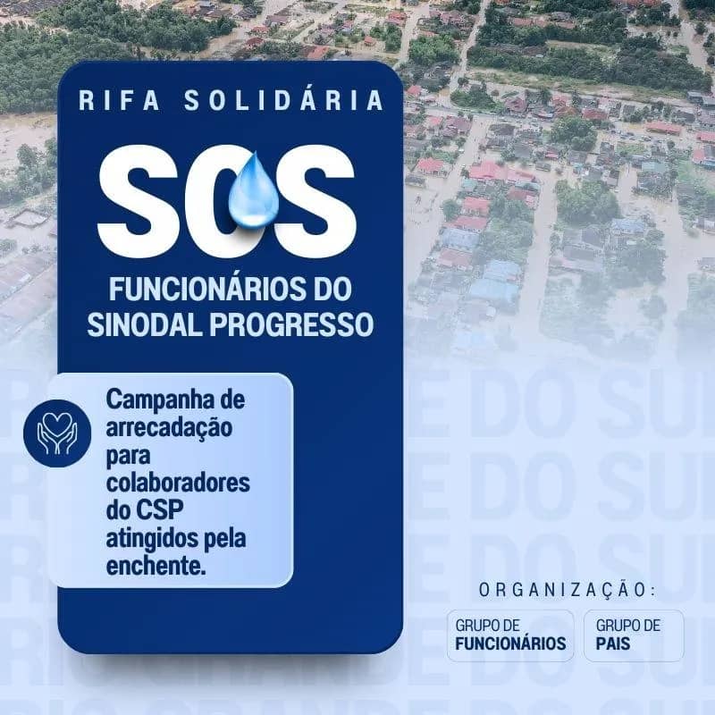 Imagem da campanha Rifa Solidária - SOS Colaboradores do CSP