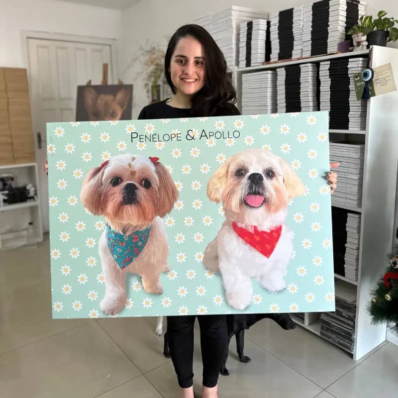 Imagem da campanha CONCORRA A UMA TELA CANVAS GG DA CUSCA CRIATIVA E AJUDE OS ANIMAIS RESGATADOS NA MAIOR ENCHENTE DO RS