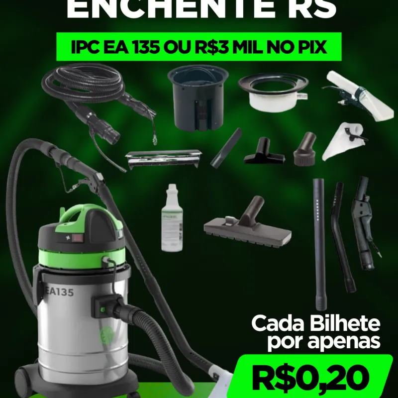 Imagem da campanha RIFA SOLIDÁRIA ENCHENTE RS DE UMA IPC EA 135 OU 3MIL NO PIX