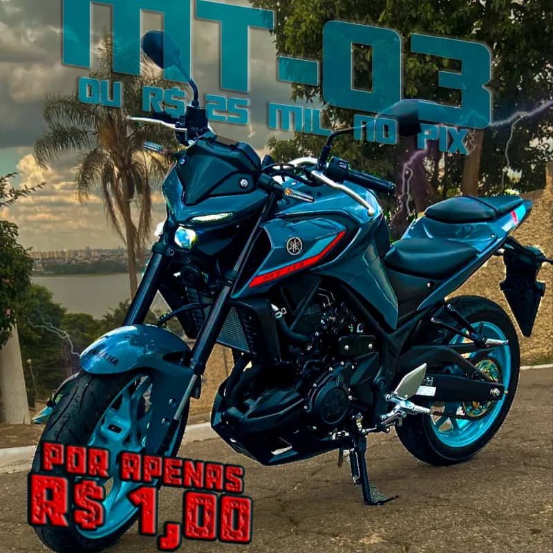 Imagem da campanha MT-03 ou R$ 25 MIL NO PIX