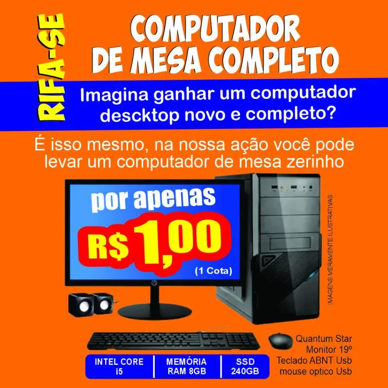 Imagem da campanha COMPUTADOR DE MESA COMPLETO