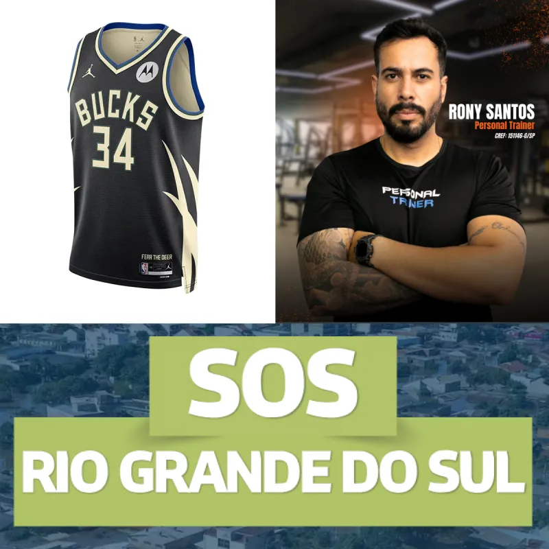 Imagem da campanha S.O.S Rio Grande do Sul - All Sports + RS Traning