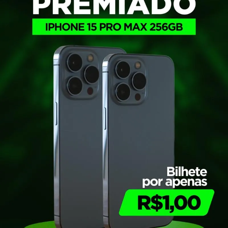 Imagem da campanha Iphone 15 pro max 256gb! campanha beneficiente