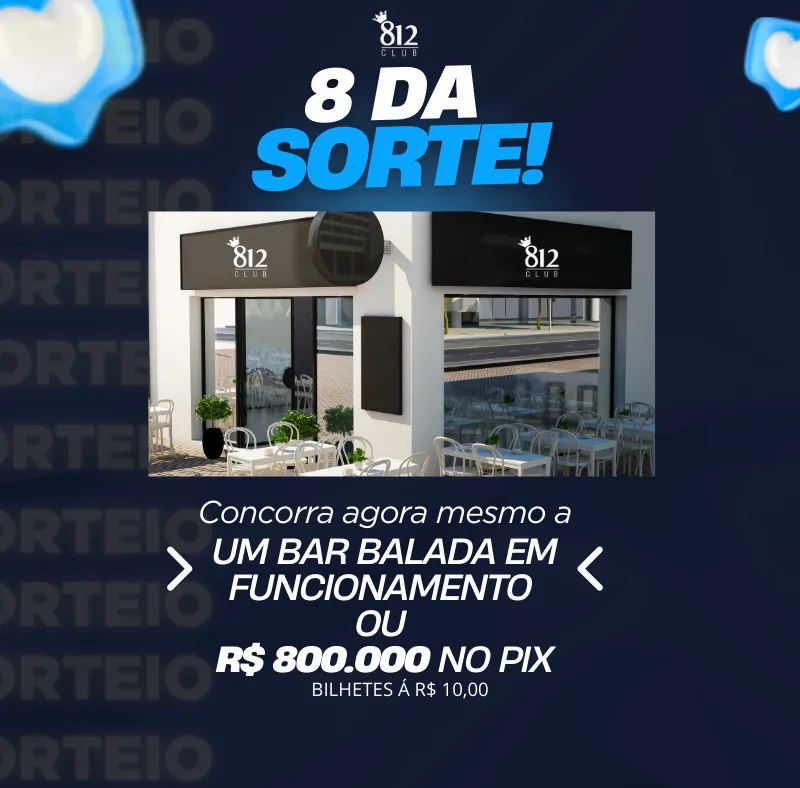 Imagem da campanha 8 DA SORTE