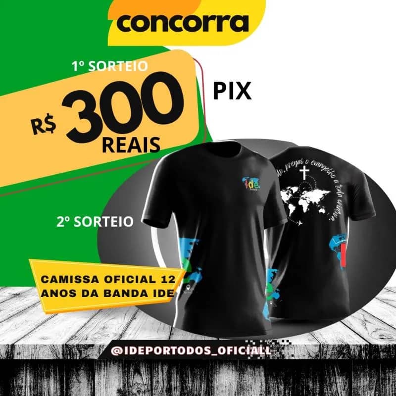 Imagem da campanha campanha solidária em prol da mesa de som da banda IDE