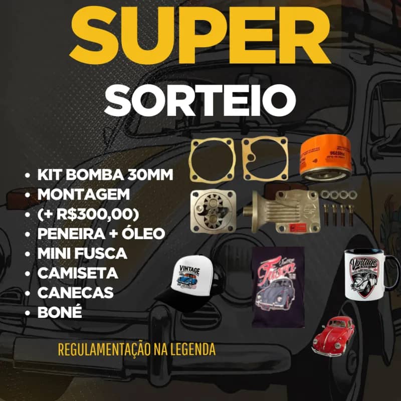 Imagem da campanha Sorteio de Kit bomba filtro de óleo 30mm + outros prêmios