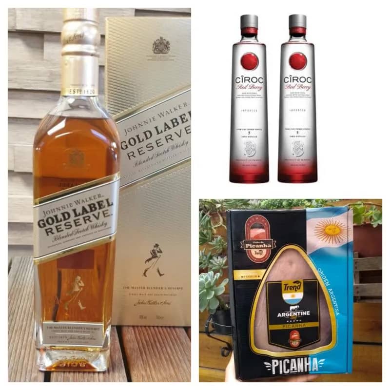 Imagem da campanha 2 ciroc 1 gold 1 picanha argentina