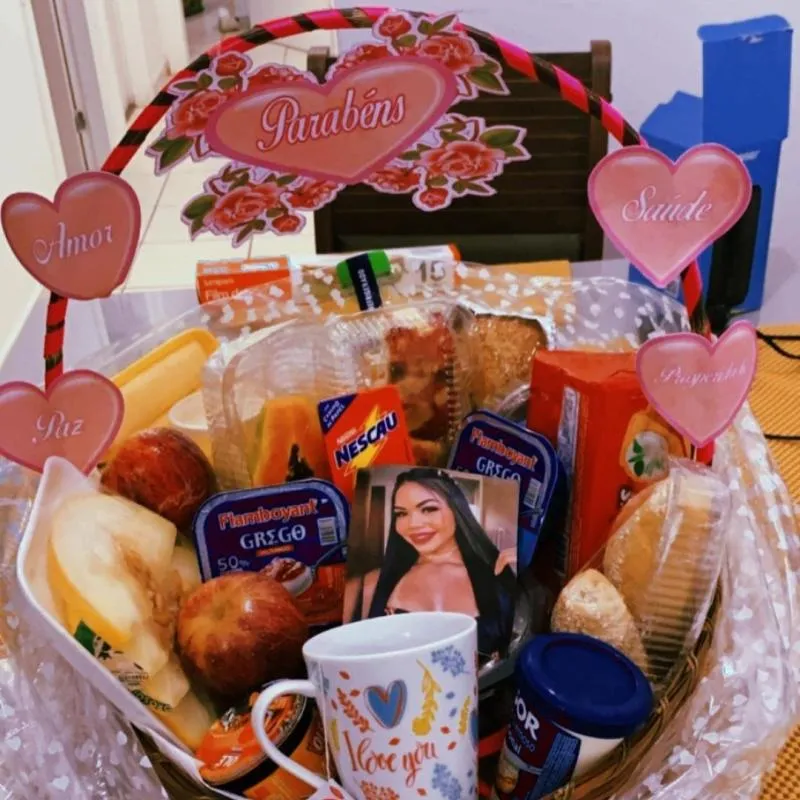 Imagem da campanha Rifa para os dias dos namorados uma linda e deliciosa cesta de café da manhã.