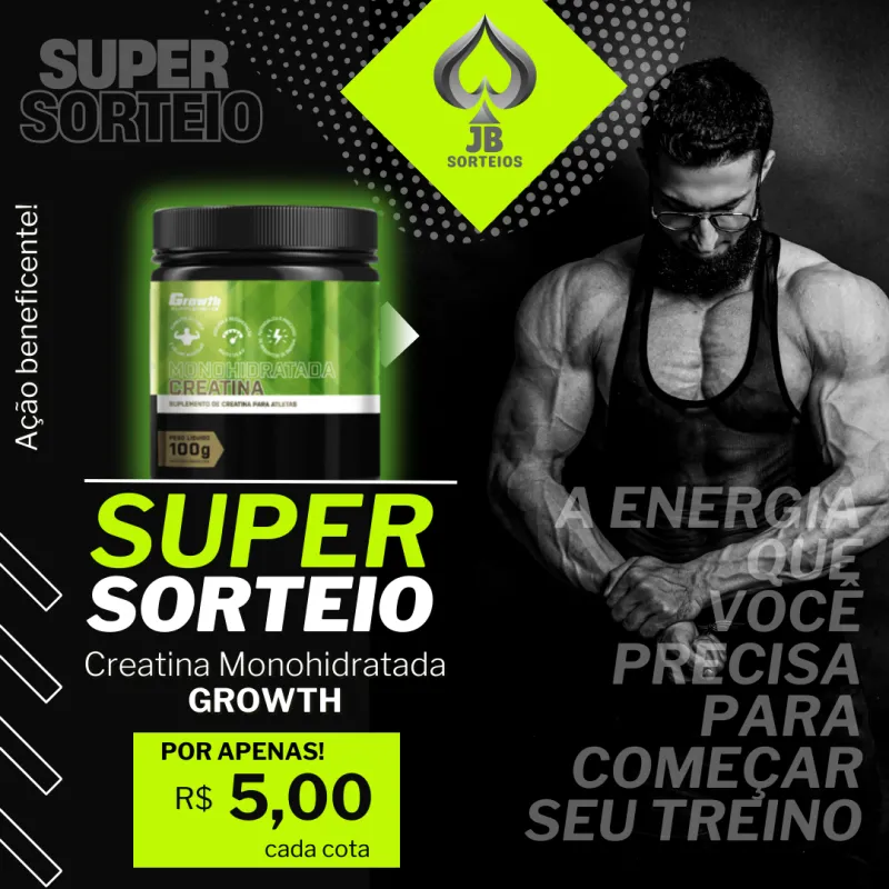 Imagem da campanha Creatina growth