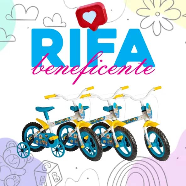Imagem da campanha Rifa Solidaria Semana do Brincar