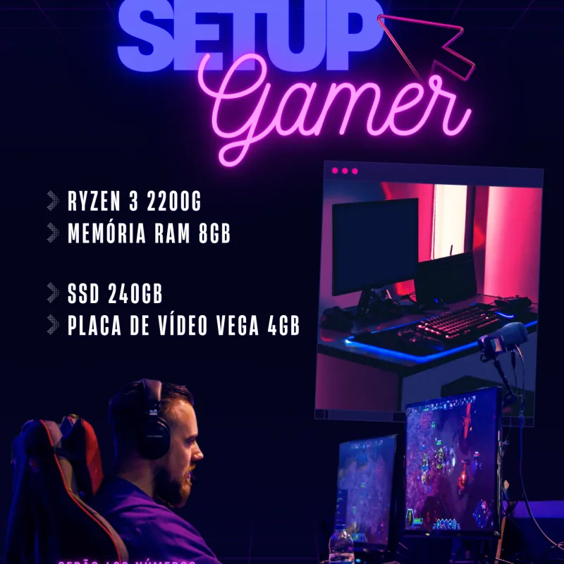 Imagem da campanha Pc Gamer Ryzen 3