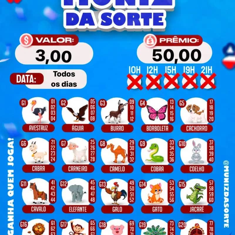 Imagem da campanha Munizdasorte