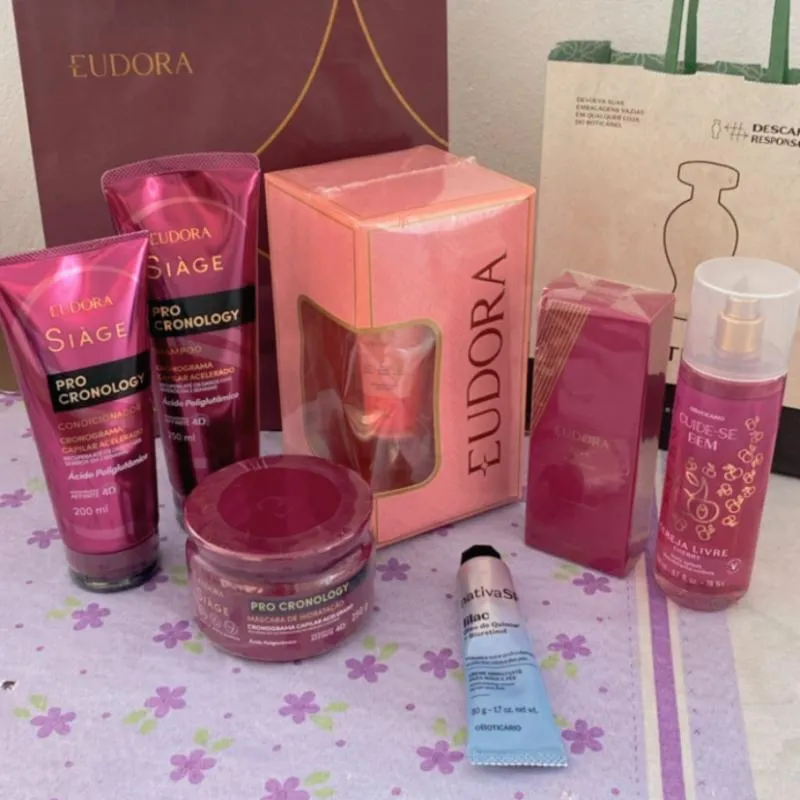 Imagem da campanha Eudora & Boticário