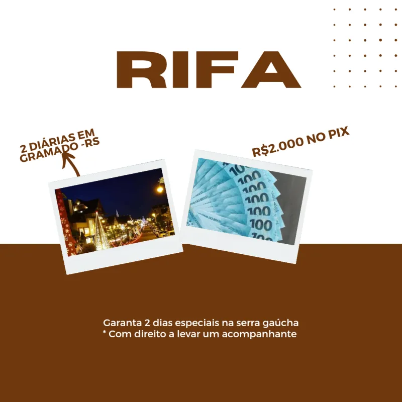 Imagem da campanha DOIS DIAS EM GRAMADO + PIX- COM DIREITO A UM ACOMPANHANTE