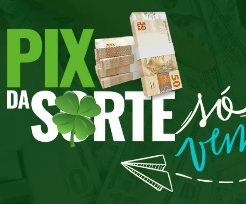 Imagem da campanha Pix da sorte 5k