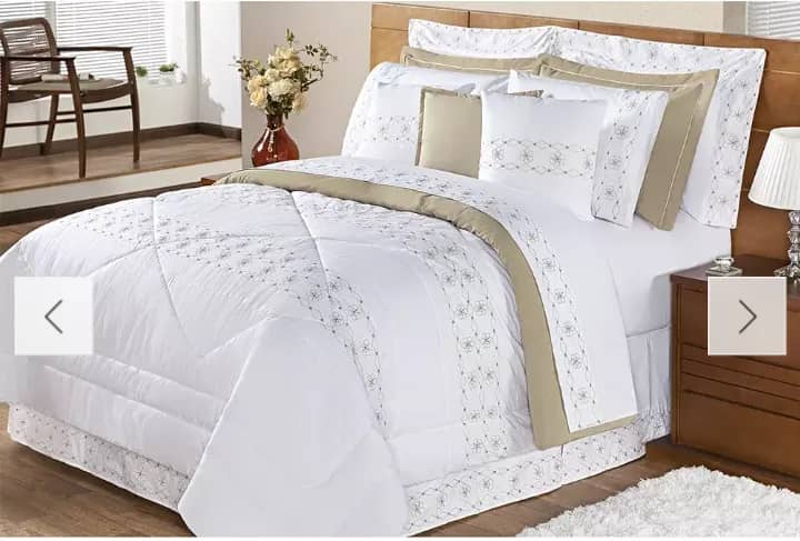 Imagem da campanha Jogo de cama casal completo ou 500 no pix a preferência do ganhador