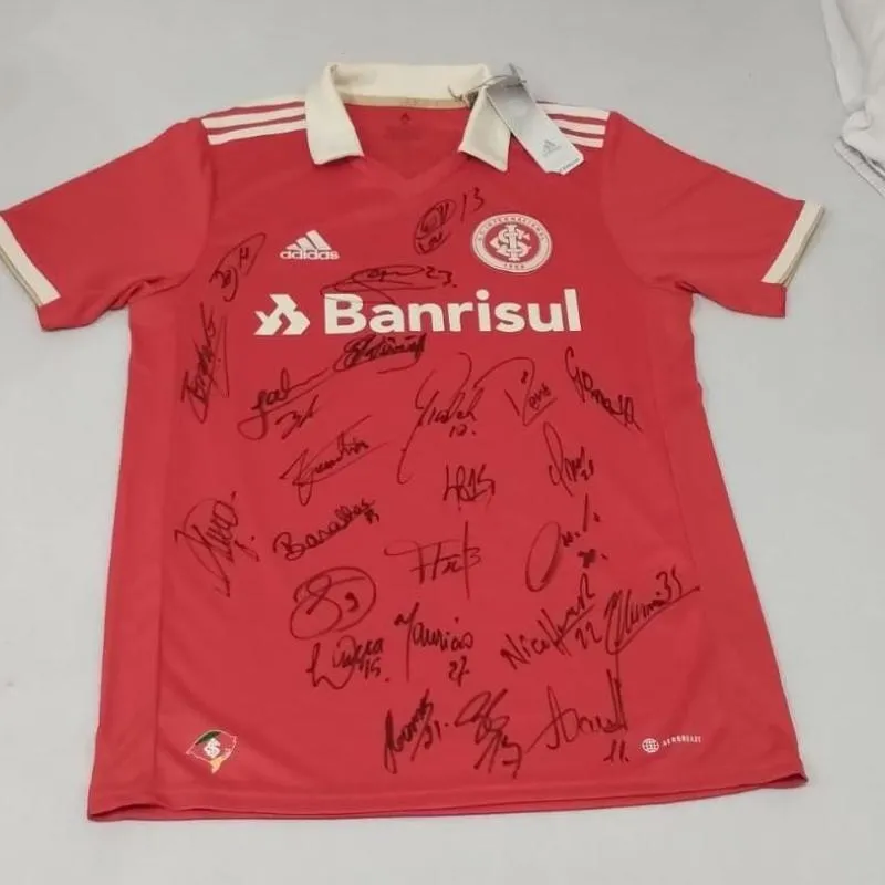 Imagem da campanha Camisa do SC Internacional autografada