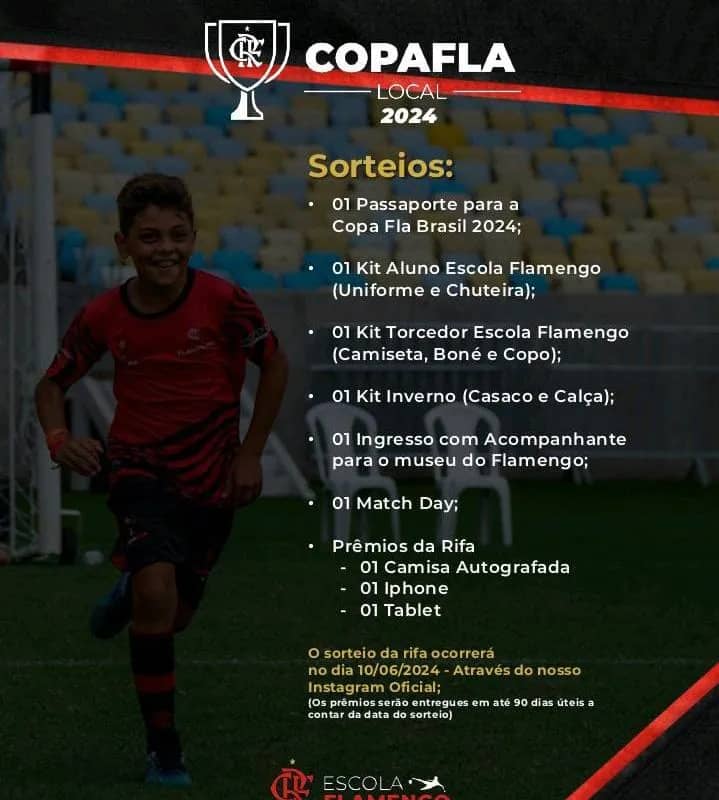 Imagem da campanha Rifa da copa fla df