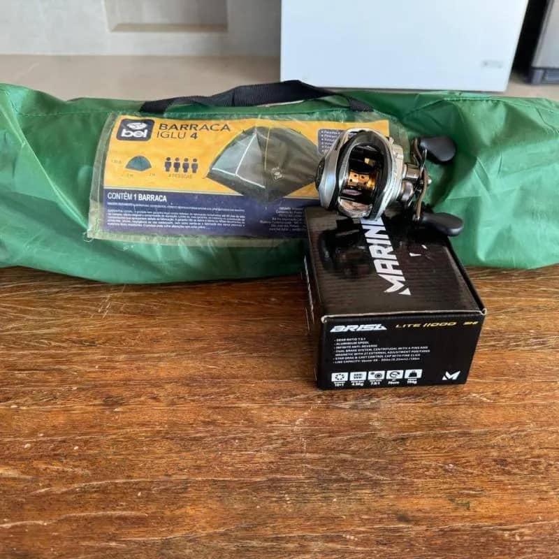 Imagem da campanha Sorteio por meio da loteria federal de uma carretilha primeiro lugar e segundo lugar uma barraca