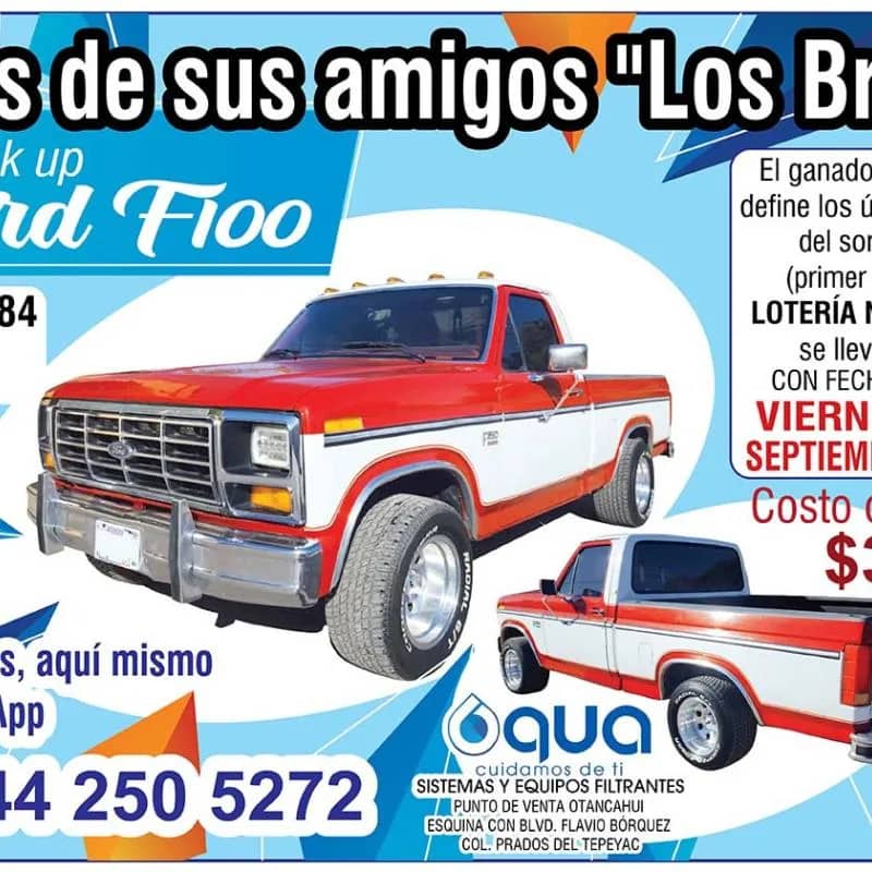 Imagem da campanha RIFAS LOS BRAVO