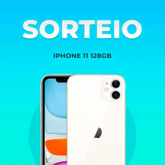 Imagem da campanha iPhone 11 ou 1800$ no pix!!