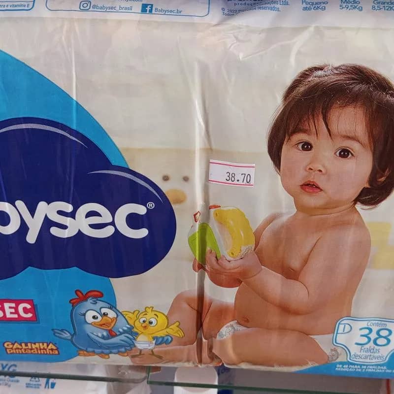 Imagem da campanha Fralda