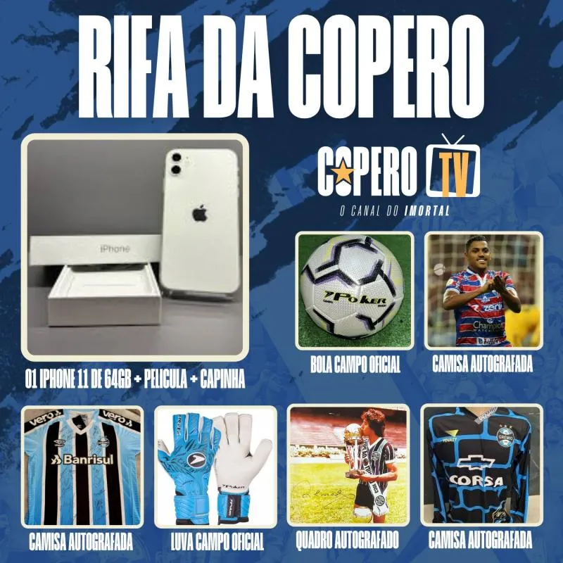 Imagem da campanha RIFA DA COPEROTV