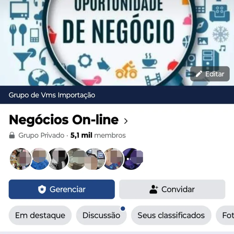 Imagem da campanha Rifa, Grupo de notícias do Facebook