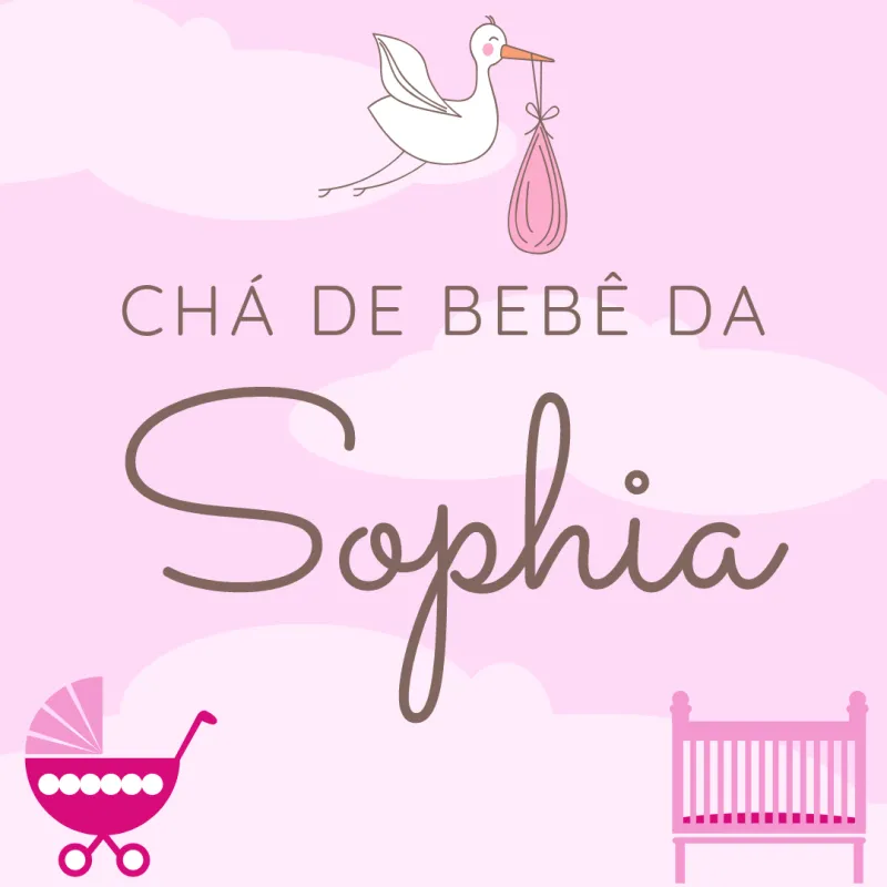 Imagem da campanha Chá de fralda da sophia