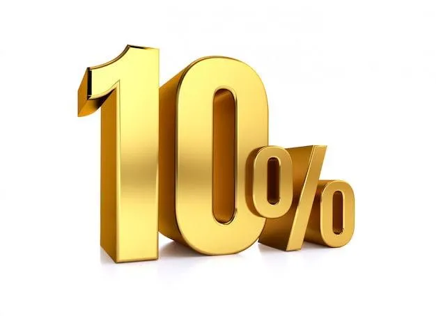 Imagem da campanha 10% do valor arrecadado