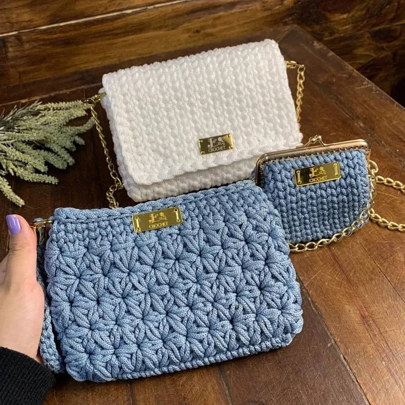 Imagem da campanha Rifa kit de bolsas em crochê