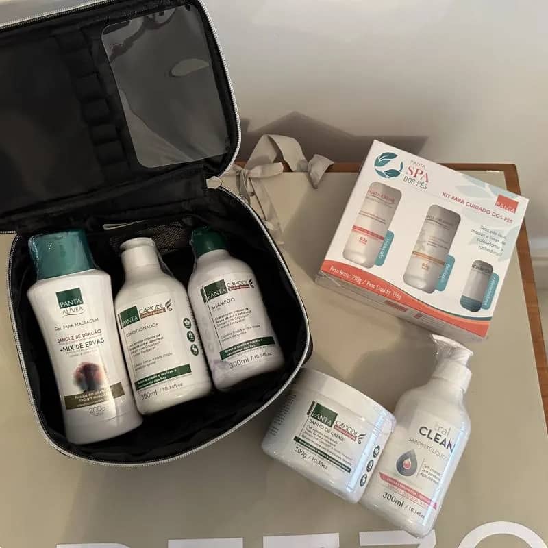 Imagem da campanha Rifa necessaire AREZZO + produtos PANTA