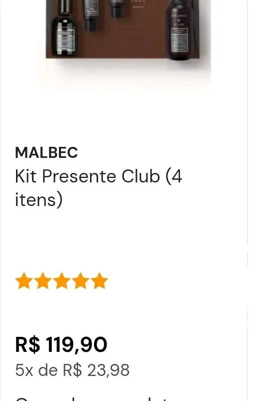 Imagem da campanha Vamos ajudar o Rio Grande do Sul - Kit masculino Malbec