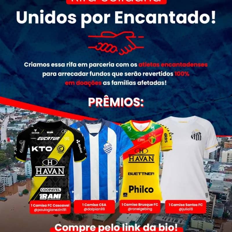 Imagem da campanha Rifa Solidária: UNIDOS POR ENCANTADO!