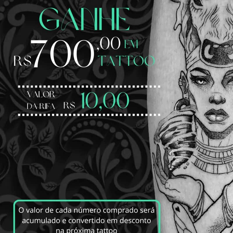 Imagem da campanha Rifa tattoo