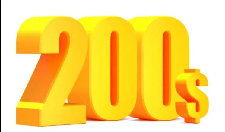 Imagem da campanha 200$ no PIX