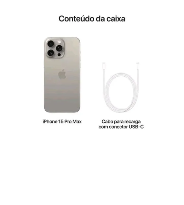 Imagem da campanha iPhone 15 pro max ou 8mil no pix