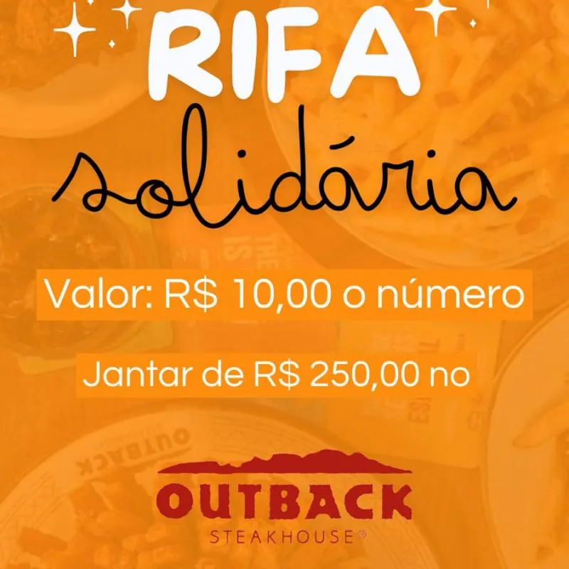 Imagem da campanha RIFA SOLIDÁRIA