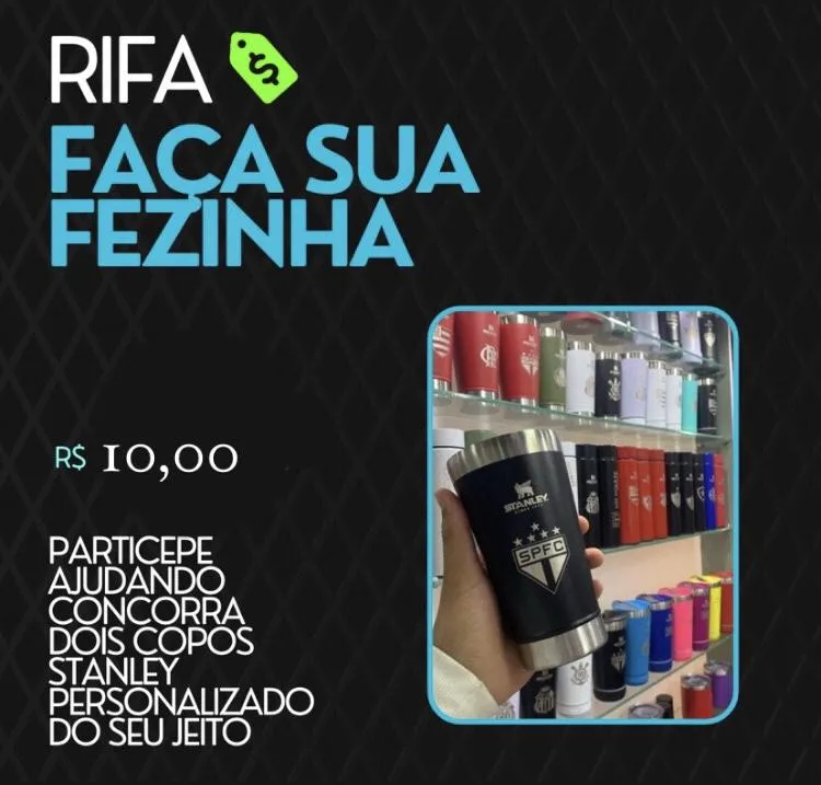 Imagem da campanha CONCORRA A 2 COPOS STANLEY COM APENAS 10 REAIS 🤩💫