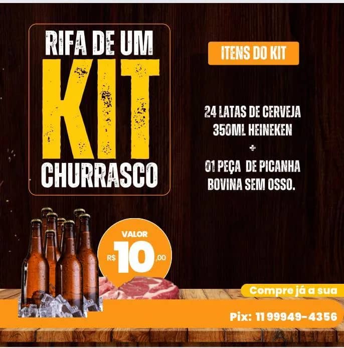 Imagem da campanha Rifa dos Amigos