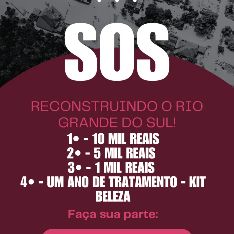Imagem da campanha SOS RIO GRANDE DO SUL