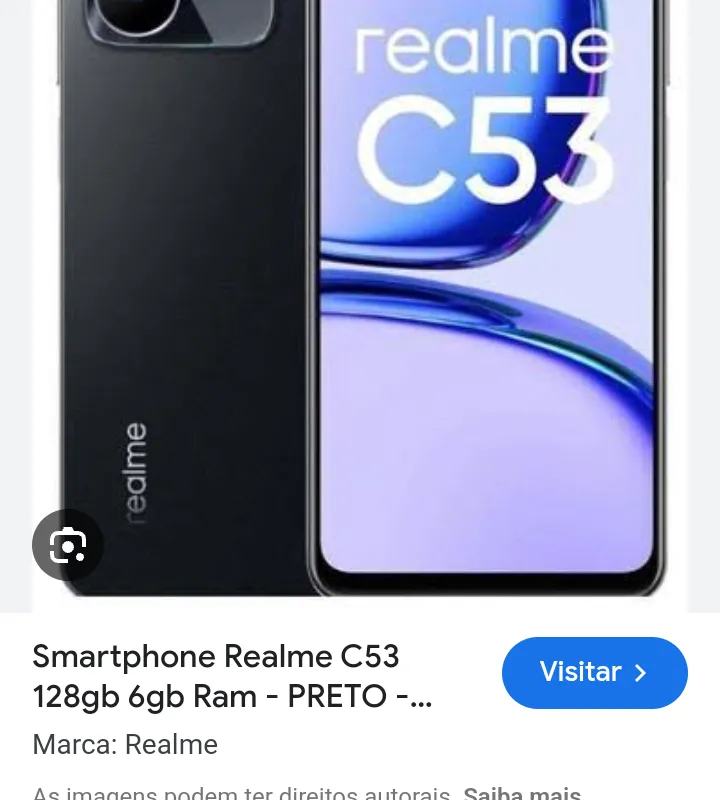 Imagem da campanha Celular C53 novo 1 ano de garantia