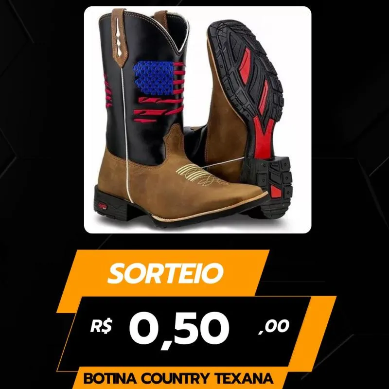 Imagem da campanha BOTINA  COUNTRY TEXANA