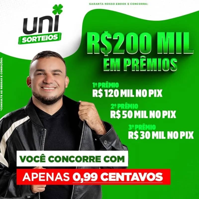 Imagem da campanha 200 MIL EM PREMIOS