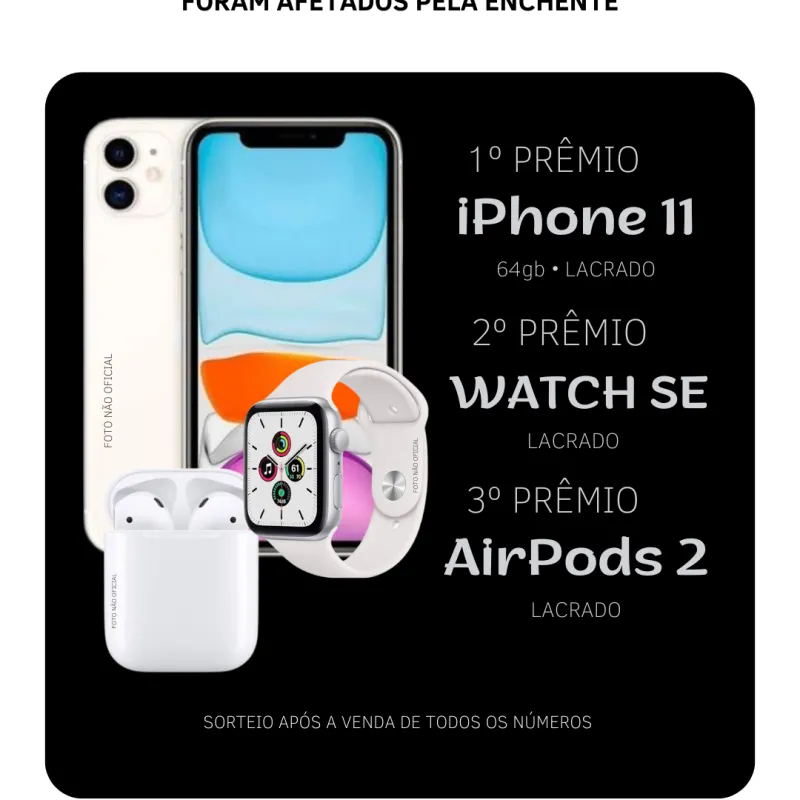 Imagem da campanha Rifa em Prol da nossa família que foi atingida pela enchente