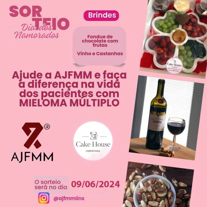 Imagem da campanha Ação Beneficente "Dia dos Namorados" - AJFMM